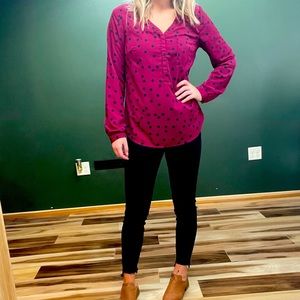 Plum poke a dot long sleeve too